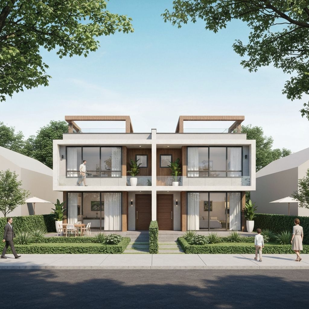 Modern luxury home exterior